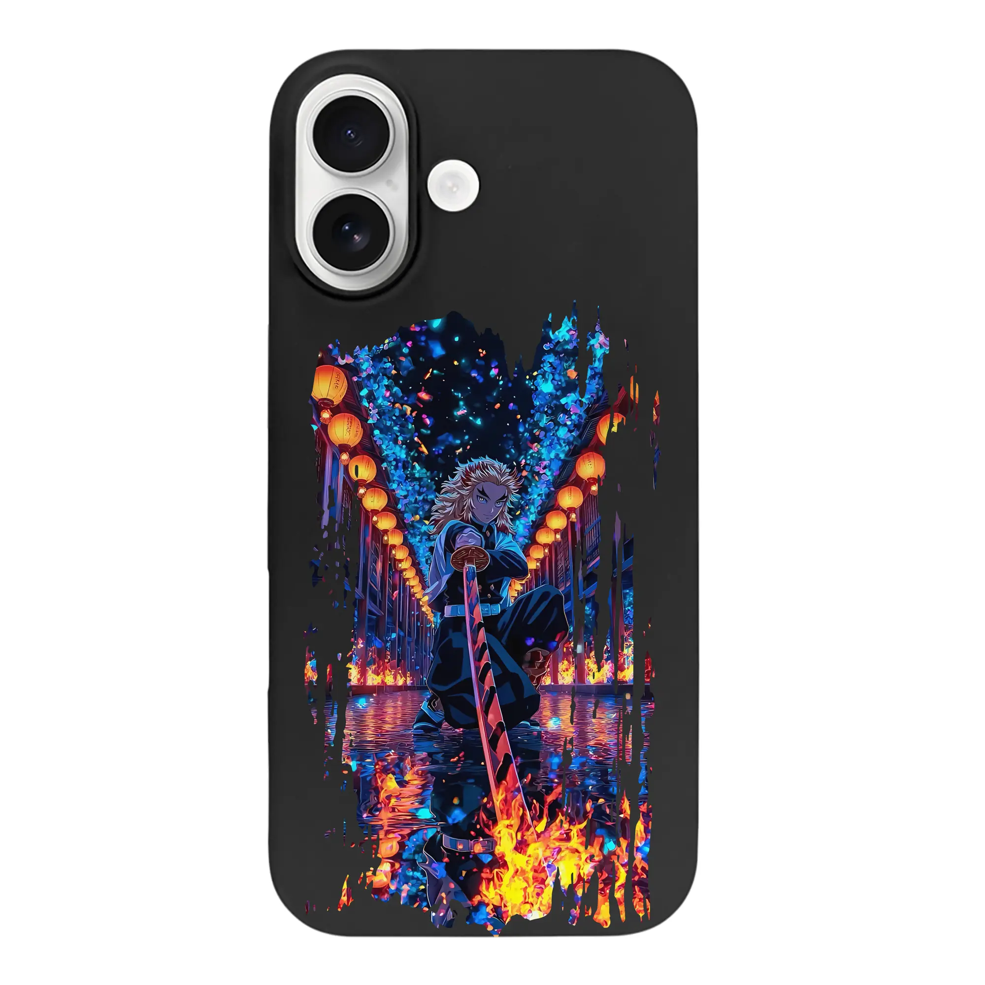 鬼滅の刃 グッズ,煉獄 杏寿郎 - iPhone 17 シリーズ シリコンケース 薄型 耐衝撃 指紋防止 ソフトタッチカバー 精密フィット 傷防止 保護ケース iPhone 17/17 Air/17 Pro/17 Pro Max 対応